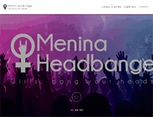 Tablet Screenshot of meninaheadbanger.com.br